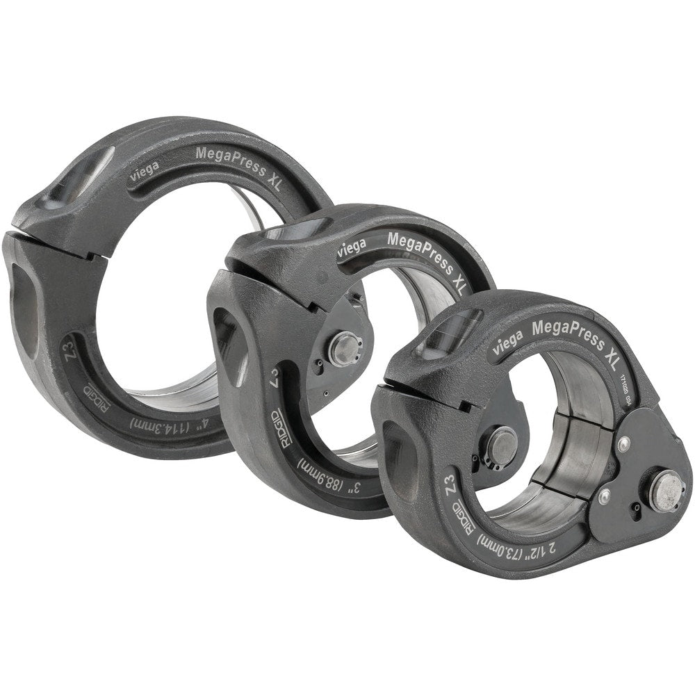 Presser Replacement Jaws; Type: Ring; Jaw Size Range: 2-1/2" to 4"; For Use With: RP 350, RP 351, RP 342XL, RP 340 and RP 330 Press Tools; Maximum Pipe Capacity (Inch): 4