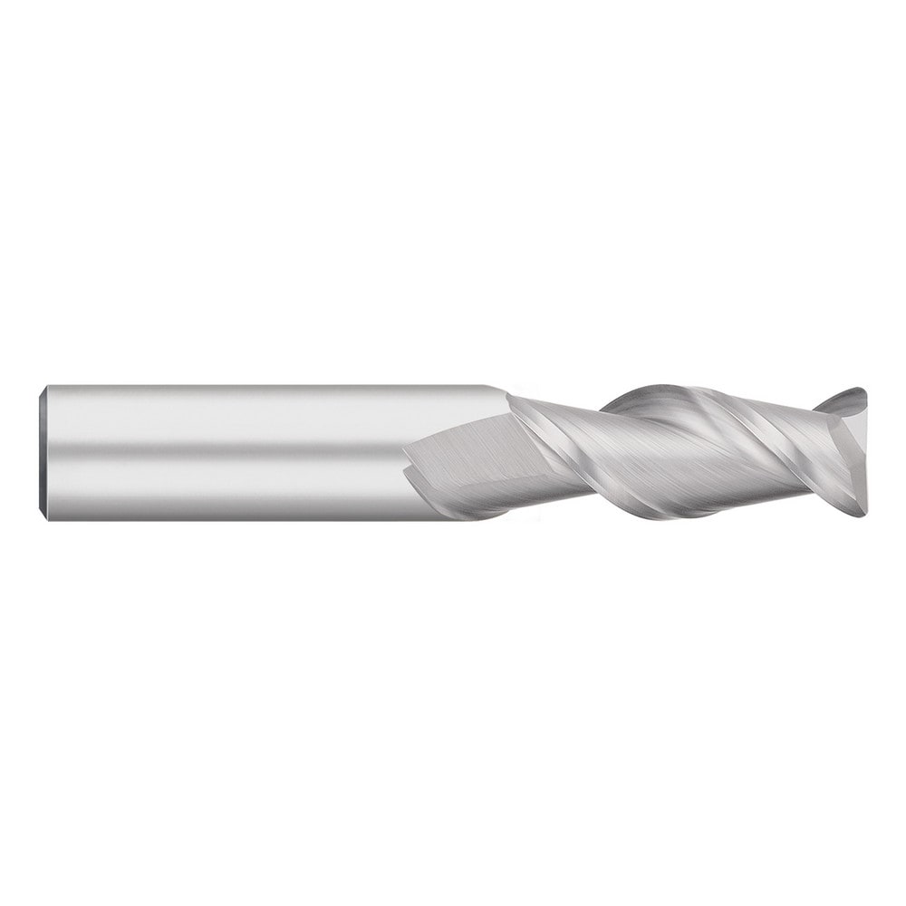 Corner Radius End Mill: 3/16" Dia, 5/8" LOC, 0.0100" Radius, 2 Flute, Solid Carbide