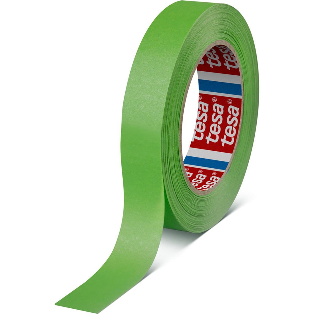 High Performance Paper Masking Tape: 25 mm x 50 m, Green