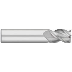 Corner Radius End Mill: 5/16" Dia, 1/2" LOC, 0.50 mm Radius, 3 Flute, Solid Carbide