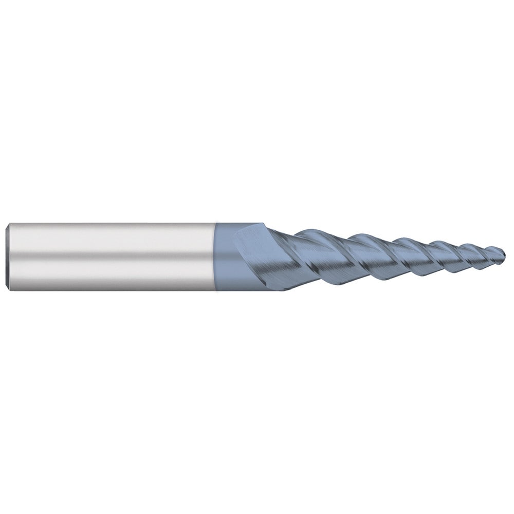 Ball End Mill: 5/32" Dia, 1-3/4" LOC, 3 Flute, Solid Carbide