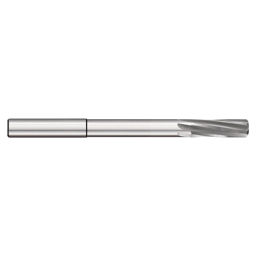 Chucking Reamer: 7/64" Dia, 2-1/4" OAL, 5/8" Flute Length, Straight-Cylindrical Shank, Solid Carbide