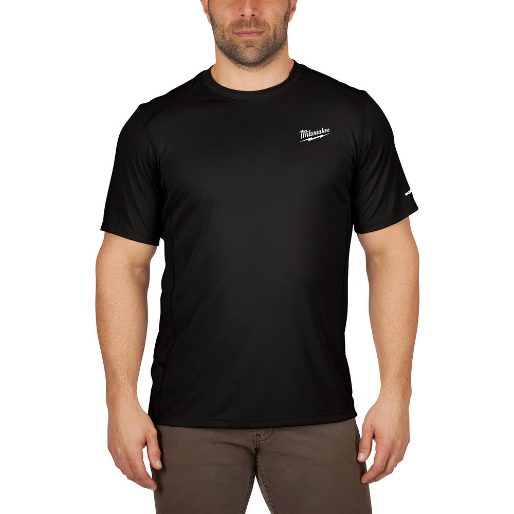 Work Shirt: General Purpose, X-Large, Polyester, Black