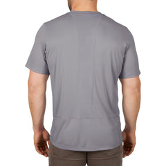 Work Shirt: General Purpose, Medium, Polyester, Gray