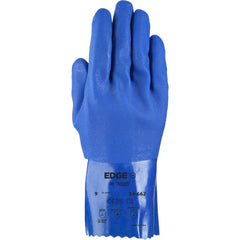 Chemical Resistant Gloves: Edge 14-662, PVC-Coated, PVC, Supported, Type C Chemical Resistant Gloves