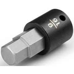 Impact Hex & Torx Bit Sockets; Drive Size: 3/8; Hex Size (Inch): 9/16; Bit Length (Decimal Inch): 1.16