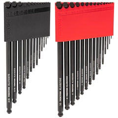 Hex Key Sets; Tool Type: Ball End Hex L-Key Set; Handle Type: L-Wrench; Hex Size Range (Inch): 0.05 - 3/8; Hex Size Range (mm): 1.3 - 10