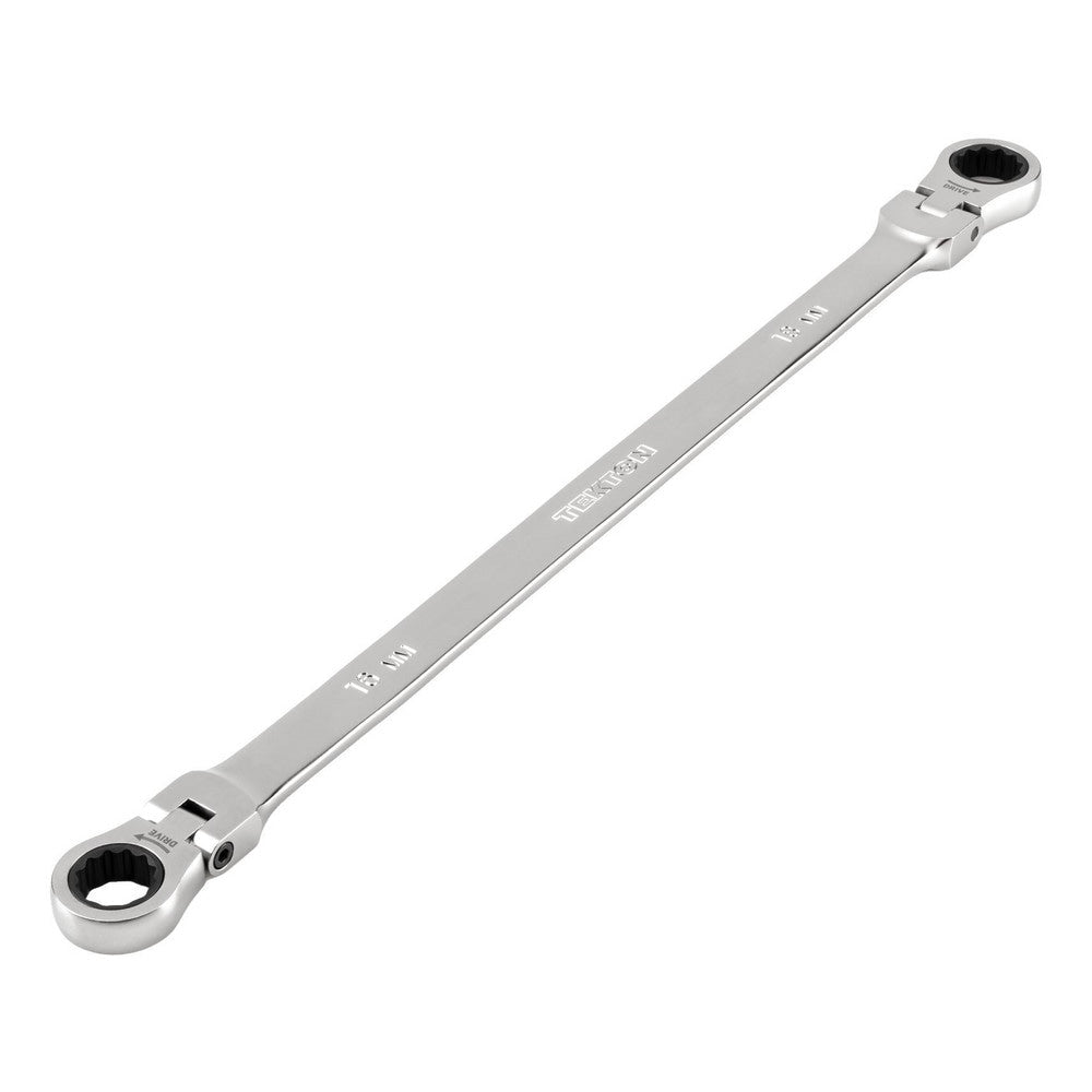 Combination Wrench: 18.00 mm Head Size, 0 deg Offset