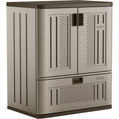 Molded HDPE Combination Drawer Cabinet: 30" Wide, 20" Deep, 36" High