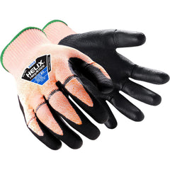 Cut, Puncture & Abrasion-Resistant Gloves: Helix Helix, Size X-Large, ANSI Cut A4, ANSI Puncture 4, Polyurethane, HPPE Blend