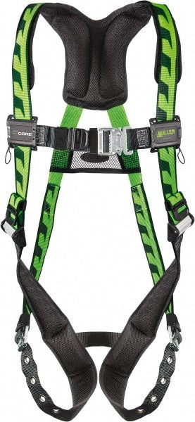 Fall Protection Harnesses: 400 Lb, AirCore Single D-ring Style, Size 2X-Large & 3X-Large, Polyester