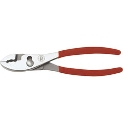 Slip Joint Pliers; Jaw Texture: Serrated; Jaw Length: 8 mm; Jaw Width: 31 mm; Overall Length: 8.00; Maximum Jaw Opening: 8; Head Style: Slip Joint