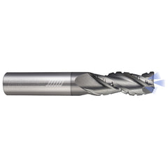 Corner Radius End Mill: 0.5" Dia, 1.2500" LOC, 35 deg Helix, Nplus Coated, Corner Radius End, Centercutting Series Aluminum - 3 Flute - Corner Radius - 35¬∞ Helix - Variable Pitch - Chipbreaker - Coolant Fed