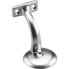 Brackets; Bracket Type: Handrail Bracket; Mount Type: Screw-On; Length (Inch): 3 in; Bracket Material: Metal; Load Capacity: 132; Overall Width: 2 in; Finish: Chrome