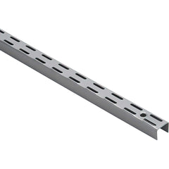 Brackets; Bracket Type: Double Shelf Standard; Mount Type: Screw-On; Length (Inch): 16.75 in; Bracket Material: Metal; Overall Width: 0.5 in; Finish: Titanium