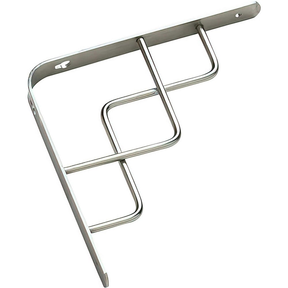 Brackets; Bracket Type: Shelf Bracket; Mount Type: Screw-On; Length (Inch): 7.91 in; Bracket Material: Steel; Load Capacity: 25; Overall Width: 0.79 in; Finish: Nickel