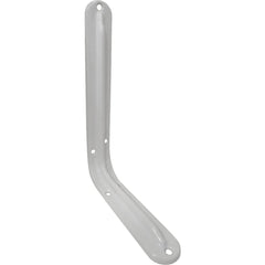 Brackets; Bracket Type: Shelf Bracket; Mount Type: Screw-On; Length (Inch): 6.5 in; Bracket Material: Steel; Load Capacity: 33; Overall Width: 1 in; Finish: White