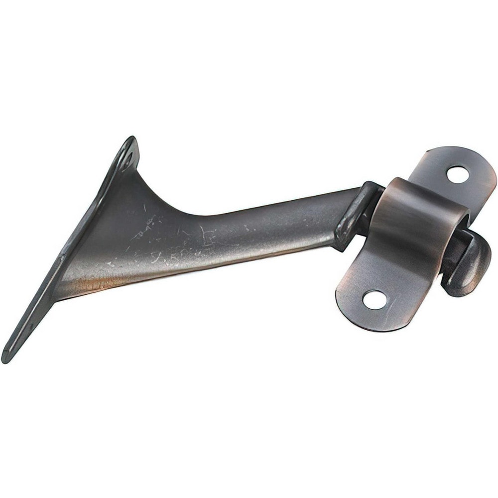 Brackets; Bracket Type: Handrail Bracket; Mount Type: Screw-On; Length (Inch): 2.39 in; Bracket Material: Metal; Load Capacity: 100; Overall Width: 1.25 in; Finish: Oil-Rubbed Bronze