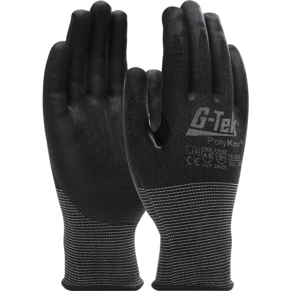 Cut, Puncture & Abrasion-Resistant Gloves: G-Tek 16-351, Size X-Small, ANSI Cut A5, ANSI Puncture 3, Nitrile, HPPE & PolyKor