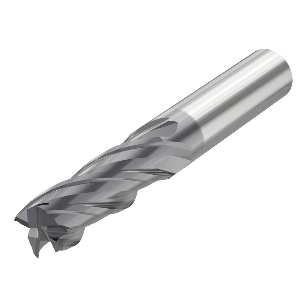 Square End Mill: 4 Flute, Solid Carbide