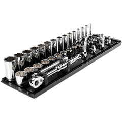 Deep Standard Ratchet&Socket Set Socket Set: 36 Pc, 0.25 to 1" Socket