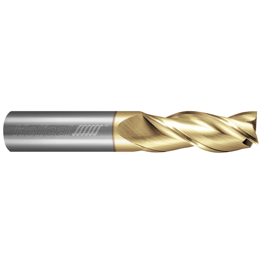 Square End Mill: 5/8" Dia, 1-5/8" LOC, 3 Flute, Solid Carbide