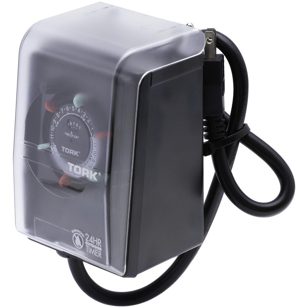 Electrical Timers & Timer Switches; Switch Type: Mechanical Timer Switch; Recommended Environment: Outdoor; Timing Range: 24 h; Minimum On/Off Time: 30 min; Voltage: 120.00; Amperage: 15.0000