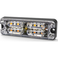 Emergency Light Assemblies; Light Assembly Type: LED Warning Light; Voltage: Multi-Voltage; Mount Type: Permanent, Flush, Surface; Power Source: 12-24V DC; Overall Height: 1 in