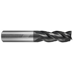 Square End Mill: 3 Flute, Solid Carbide