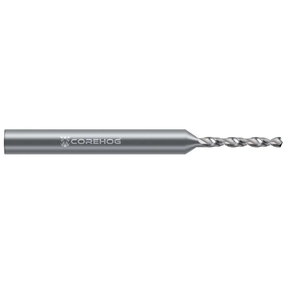 Micro Drill Bit: 0.0250" Dia, 130 deg, Solid Carbide