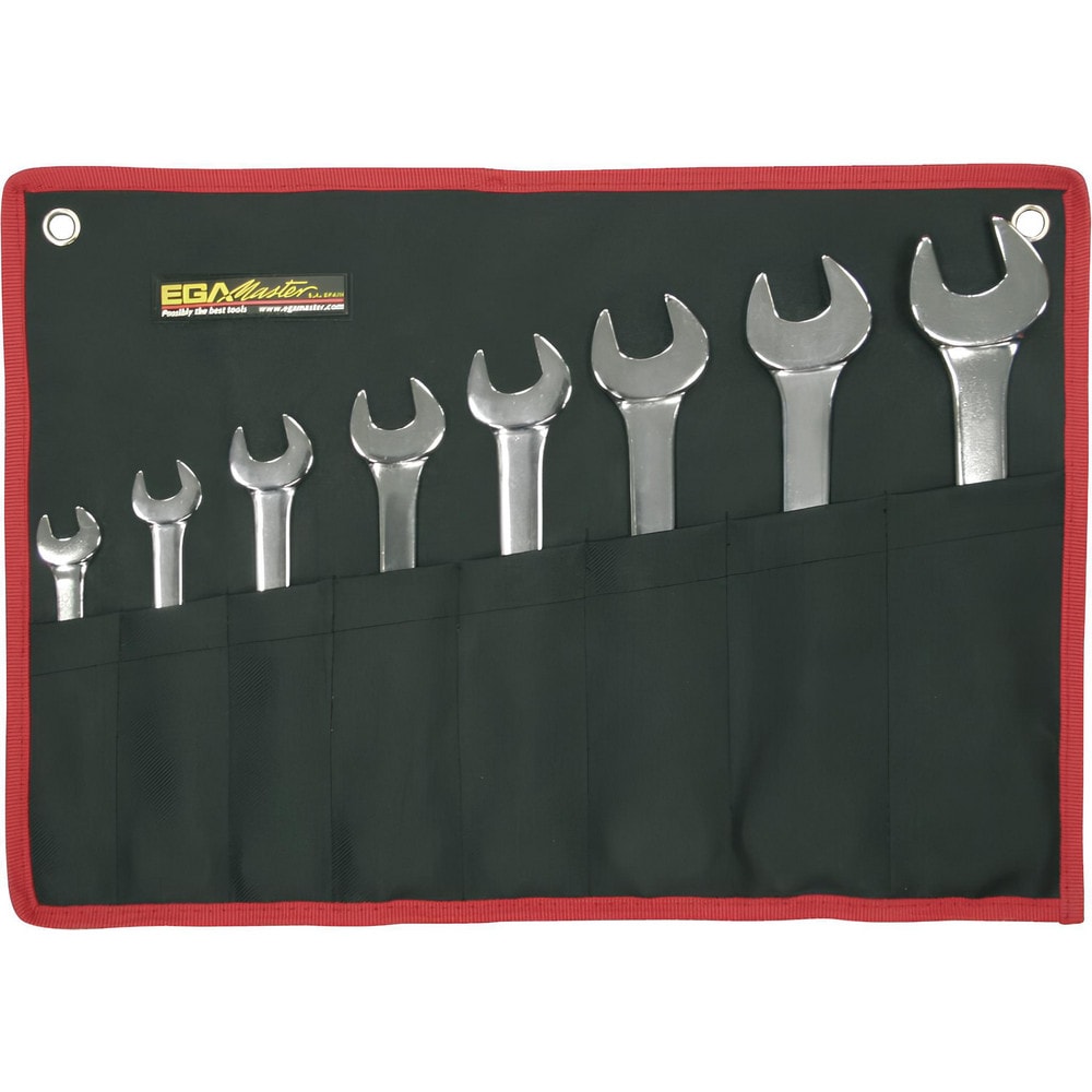 Offset Box End Wrench Set: 12 Pc, Inch