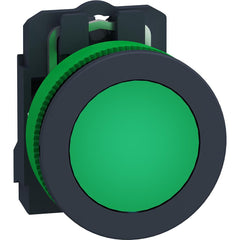 Pilot & Indicator Lights; Pilot Light Type: Press-to-Push Pilot Light; Lamp Type: LED; Light Color: Green; Voltage: 240.00 V, 230.00 V; Overall Diameter: 1.180; Electrical Connection Type: Screw Clamp; Panel Cut-out Diameter: 30 mm