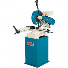 Miter Straight Chop & Cut-Off Saw: 14" Blade Dia, 1" Arbor Hole, 7.5 hp, 4,300 RPM