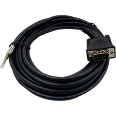 Computer Cable; Cable Type: Data Cable, Computer Cable; Connection Type: Serial Connector; Overall Length (Feet): 35; Overall Length: 35.00; Gender: Male; Color: Black; Gauge: 28; Flexibility: Flexible; End Shape: Straight