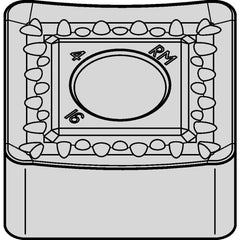 Turning Insert: SNMM644RM KCP25C, Carbide