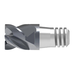 Corner Radius & Corner Chamfer End Mill Heads; Mill Diameter (mm): 8.00; Chamfer Width (mm): 0.160; Chamfer Angle: 45.000; Length of Cut (mm): 6.0000; Number Of Flutes: 4