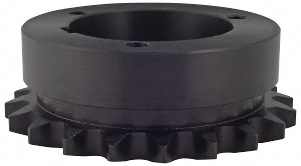 Bushed Roller Chain Sprocket: 16 Teeth, 5/8" Pitch, 1-1/2" Bore Dia