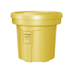 Trash Cans & Recycling Containers; Product Type: Trash Can; Type: Cortech Cobra Trash Can; Container Capacity: 22 Gallons; Container Shape: Round; Lid Type: No Lid; Container Material: Polyethylene; Color: Yellow; Material: Plastic