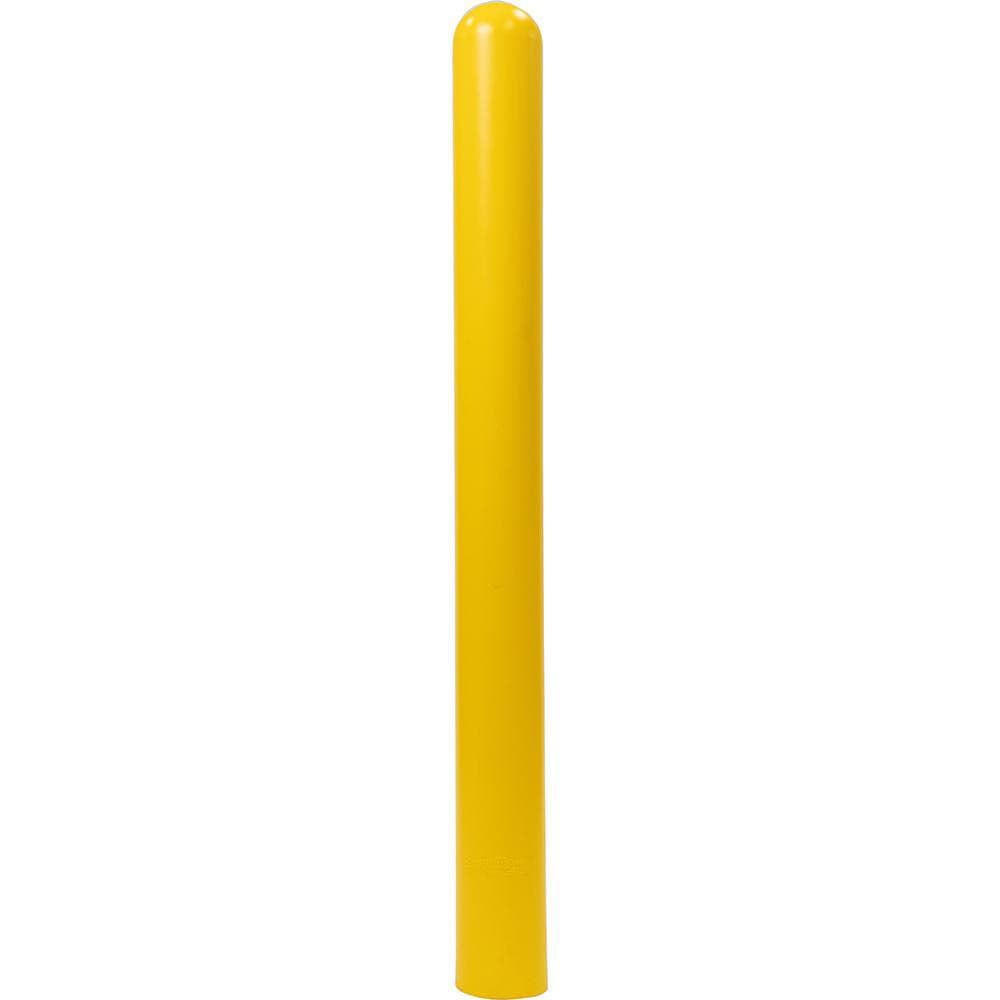 Bollard Caps, Covers & Sleeves; Type: Bollard Cover; Material: Polyethylene; Color: Yellow; Overall Height: 54; Overall Width: 5; Overall Length: 54.00; Bollard Size Compatibility: 4