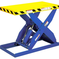 Stationary Lift Tables; Overall Length: 64.00 in; Lift Mechanism: Hydraulic; Overall Height: 55 in; Body Material: Steel; Load Capacity: 3000 lb