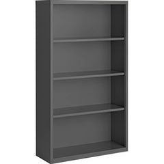 Bookcases; Overall Height: 60; Overall Width: 36; Overall Depth: 13; Material: Steel; Color: b; Shelf Weight Capacity: 160