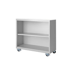 Bookcases; Overall Height: 33; Overall Width: 36; Overall Depth: 13; Material: Steel; Color: Wine Red; Shelf Weight Capacity: 160