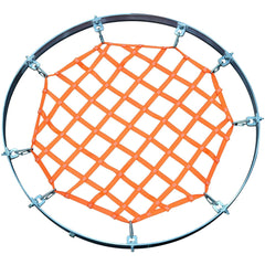 Netting Solutions; Type: Hatch & Confined Safety Net; Width (Feet): 5.00; Mesh Size (Inch): 60; Color: High Vis Orange