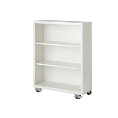 Bookcases; Overall Height: 45; Overall Width: 36; Overall Depth: 18; Material: Steel; Color: Putty; Shelf Weight Capacity: 160