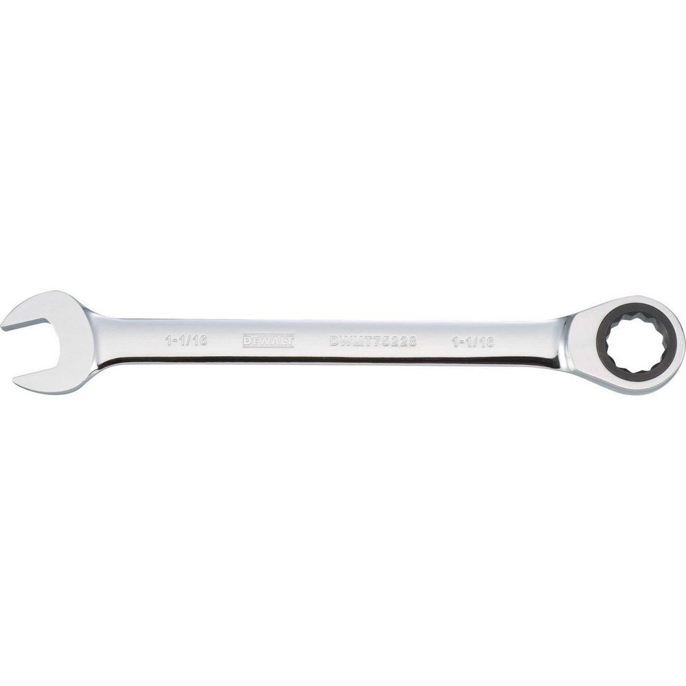 Combination Wrench: 1-1/16" Head Size, 15 deg Offset