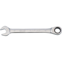 Combination Wrench: 18.00 mm Head Size, 15 deg Offset