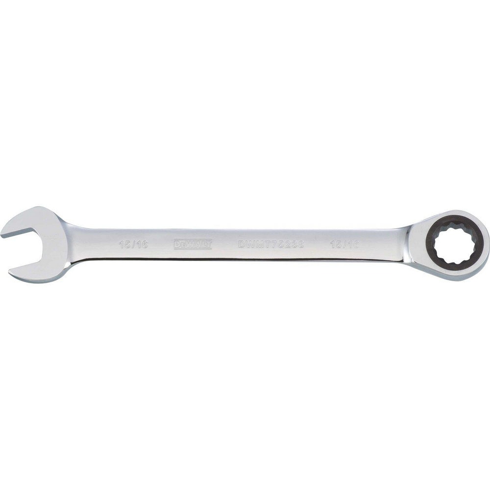 Combination Wrench: 15/16" Head Size, 15 deg Offset