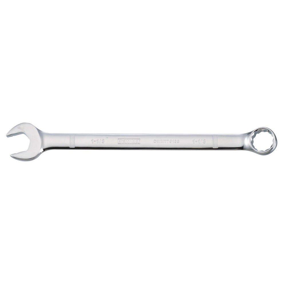 Combination Wrench: 1-1/8" Head Size, 15 deg Offset