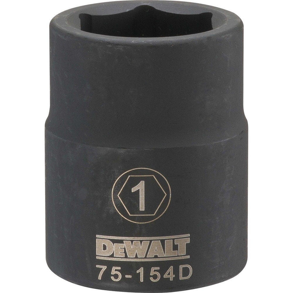 Impact Socket: 3/4" Drive, 1" Socket, Hex Drive