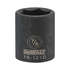 Impact Socket: 1/2" Drive, 7/8" Socket, Hex Drive